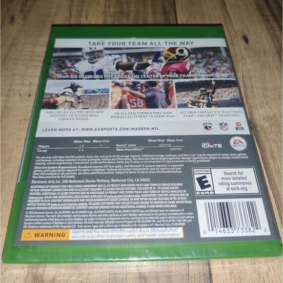 Madden NFL 17 (Microsoft Xbox One, XB1) Brand New - Picture 4 of 7
